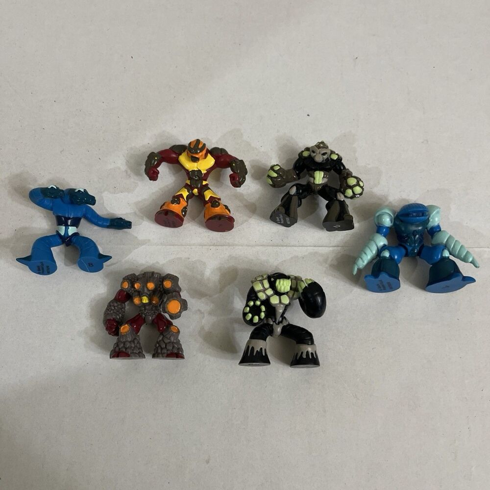 Lot of 6 Gormiti Giochi Preziosi Mini Action Figures Toy PVC 2"
